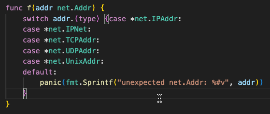 After “Add cases for Addr”
